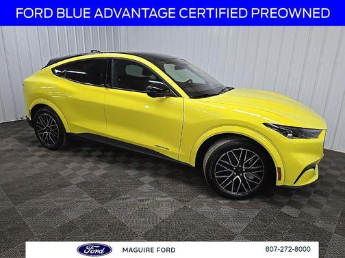 Yellow 2025 Ford Mustang Mach-E Premium