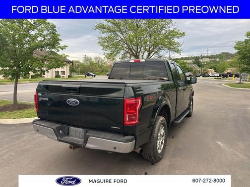 Green 2015 Ford F-150 Lariat