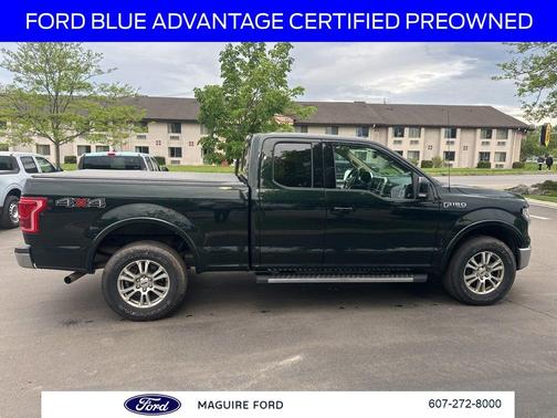 Green 2015 Ford F-150 Lariat