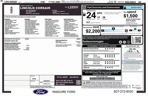 2025 Lincoln Corsair Premiere