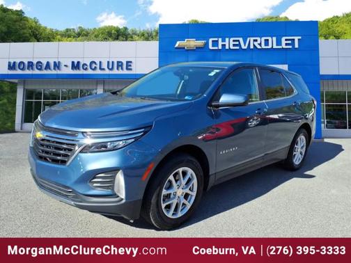 Blue 2024 Chevrolet Equinox LT