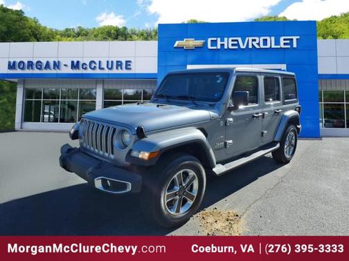 Silver 2018 Jeep Wrangler Unlimited Sahara