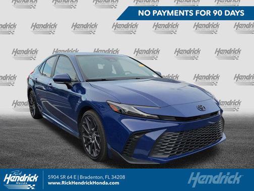 Reservoir Blue 2025 Toyota Camry SE