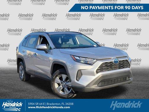 Silver Sky Metallic 2024 Toyota RAV4 Hybrid XLE