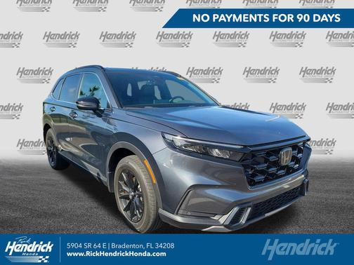 Meteorite Gray Metallic 2024 Honda CR-V Hybrid Sport AWD