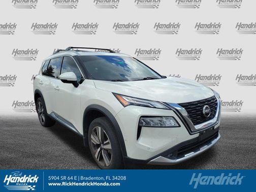 Pearl White Tricoat 2021 Nissan Rogue Platinum