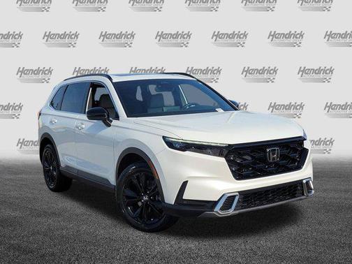 Platinum White Pearl 2024 Honda CR-V Hybrid Sport Touring AWD