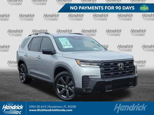 Solar Silver Metallic 2026 Honda Pilot Sport