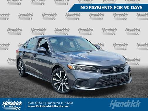 Meteorite Gray Metallic 2024 Honda Civic EX