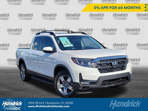 Platinum White Pearl 2026 Honda Ridgeline RTL