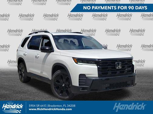 Platinum White Pearl 2026 Honda Pilot Black Edition