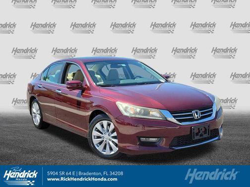Maroon 2014 Honda Accord EX