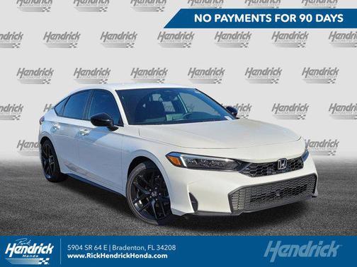 Platinum White Pearl 2026 Honda Civic Sport