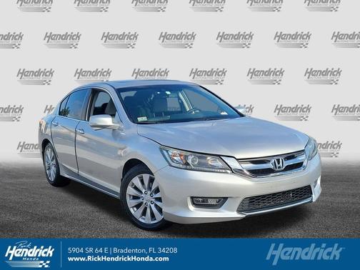 Alabaster Silver Metallic 2013 Honda Accord EX-L