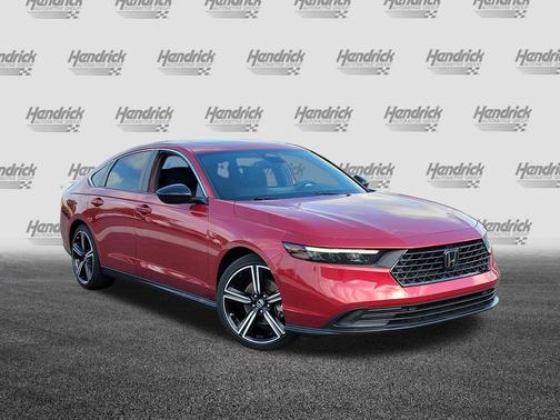 Radiant Red Metallic 2023 Honda Accord Hybrid Sport