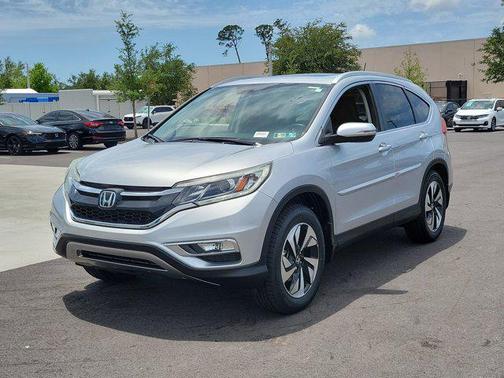 Alabaster Silver Metallic 2016 Honda CR-V Touring