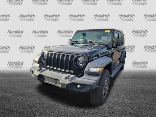 Black Clearcoat 2020 Jeep Wrangler Unlimited Black and Tan 4x4
