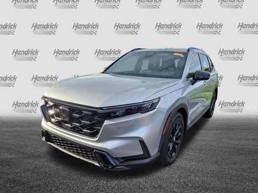 Solar Silver Metallic 2025 Honda CR-V Hybrid Sport FWD