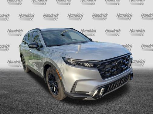 Solar Silver Metallic 2025 Honda CR-V Hybrid Sport FWD