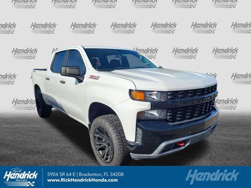 Summit White 2019 Chevrolet Silverado 1500 Custom Trail Boss