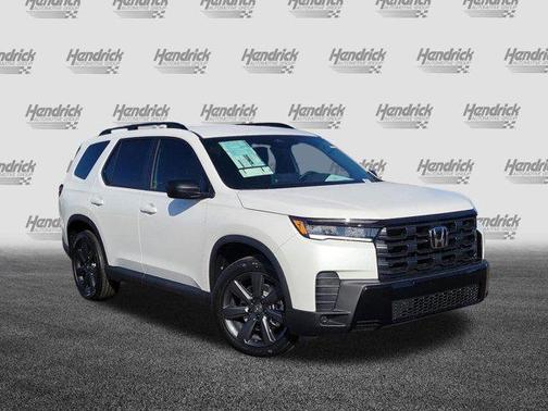 Platinum White Pearl 2026 Honda Pilot Sport