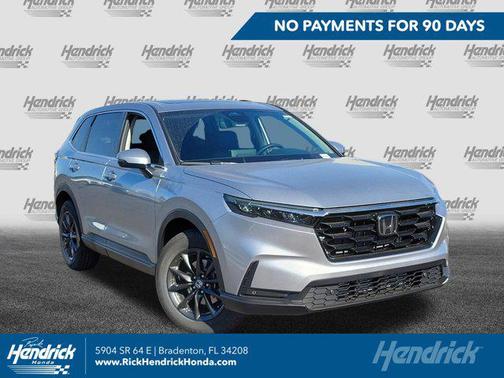Solar Silver Metallic 2026 Honda CR-V EX-L AWD