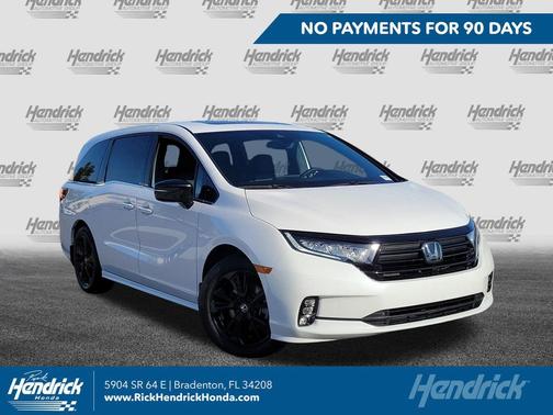 Platinum White Pearl 2024 Honda Odyssey Sport