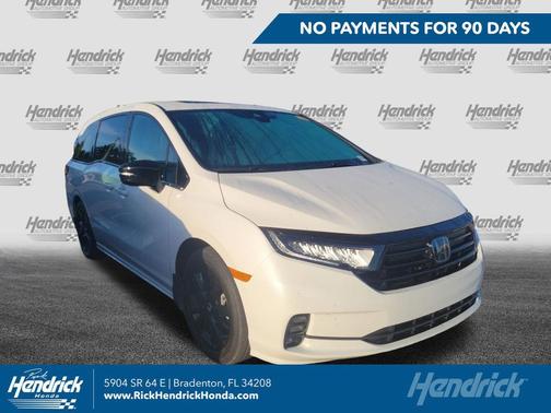 Platinum White Pearl 2024 Honda Odyssey Sport