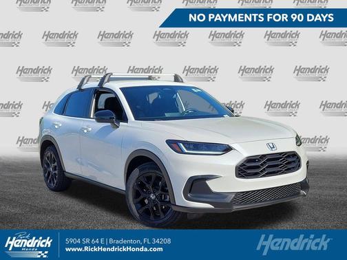 Platinum White Pearl 2023 Honda HR-V 2WD Sport