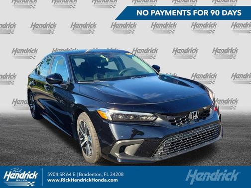 Crystal Black Pearl 2023 Honda Civic LX