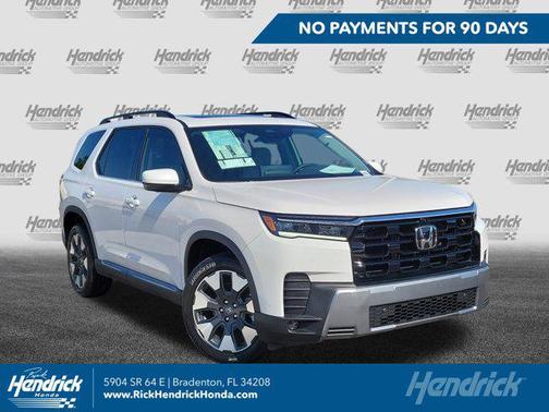 Platinum White Pearl 2026 Honda Pilot Elite
