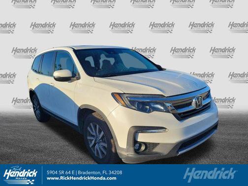 Platinum White Pearl 2020 Honda Pilot 2WD EX-L