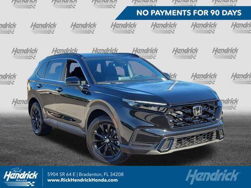 Crystal Black Pearl 2024 Honda CR-V Hybrid Sport AWD
