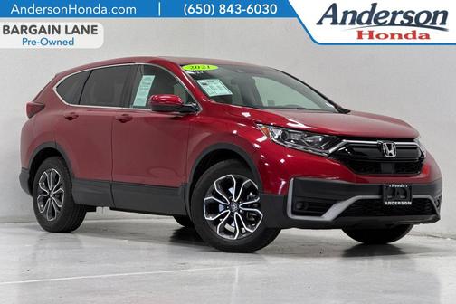 Radiant Red Metallic 2021 Honda CR-V 2WD EX