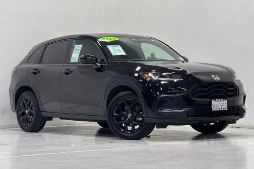 Crystal Black Pearl 2024 Honda HR-V Sport