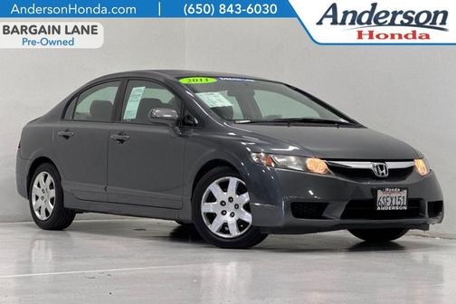 Gray 2011 Honda Civic LX