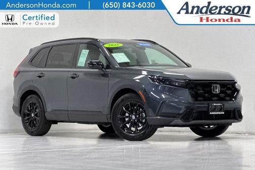 Meteorite Gray Metallic 2026 Honda CR-V Hybrid Sport FWD