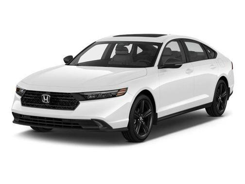Platinum White Pearl 2026 Honda Accord Hybrid Sport-L Sedan
