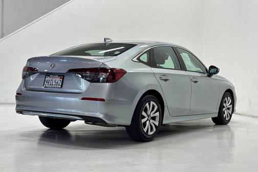 Silver Metallic 2025 Honda Civic LX