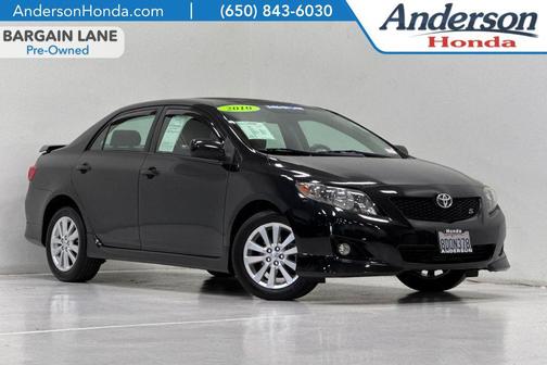Black Sand Pearl 2010 Toyota Corolla S