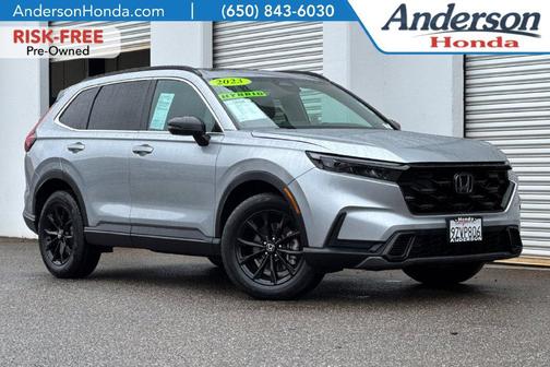 Lunar Silver Metallic 2023 Honda CR-V Hybrid Sport AWD
