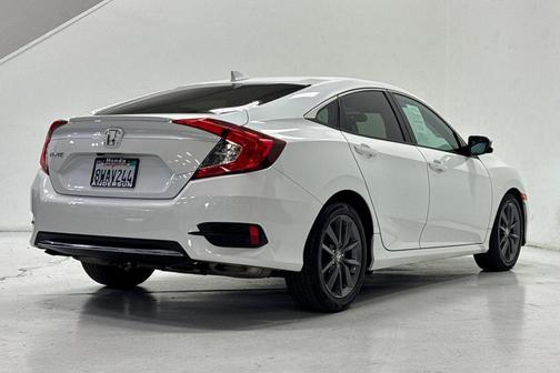 Platinum White Pearl 2021 Honda Civic EX