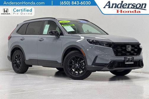 Urban Gray Pearl 2026 Honda CR-V Hybrid Sport FWD