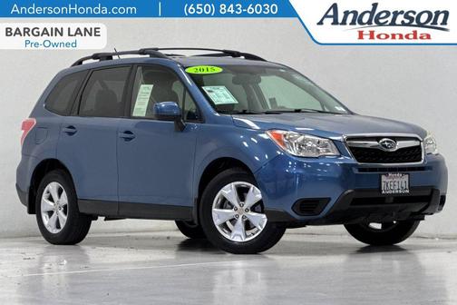 Quartz Blue Pearl 2015 Subaru Forester 2.5i Premium