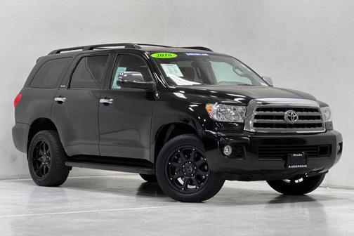 Black 2016 Toyota Sequoia Platinum