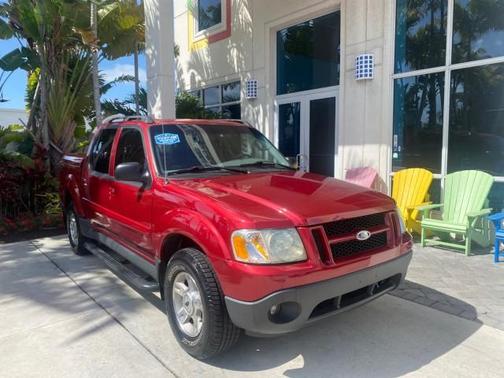 Fire Red Metallic 2003 Ford Explorer Sport Trac XLT