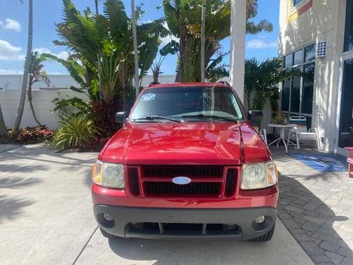 Fire Red Metallic 2003 Ford Explorer Sport Trac XLT