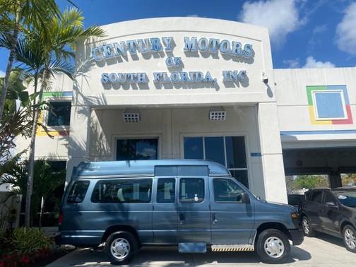 Steel Blue Metallic 2014 Ford E350 Super Duty HI TOP HANDICAP LOW MILES 34 875 1 OWNER