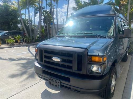 Steel Blue Metallic 2014 Ford E350 Super Duty HI TOP HANDICAP LOW MILES 34 875 1 OWNER