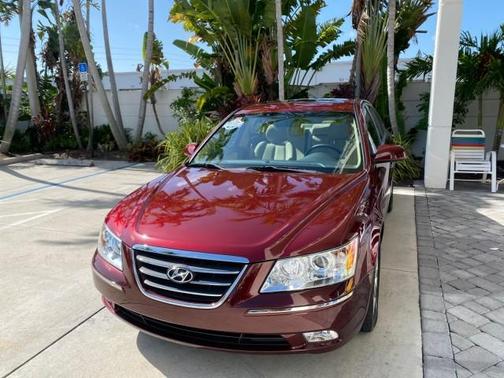 Dark Cherry Red 2010 Hyundai SONATA Limited